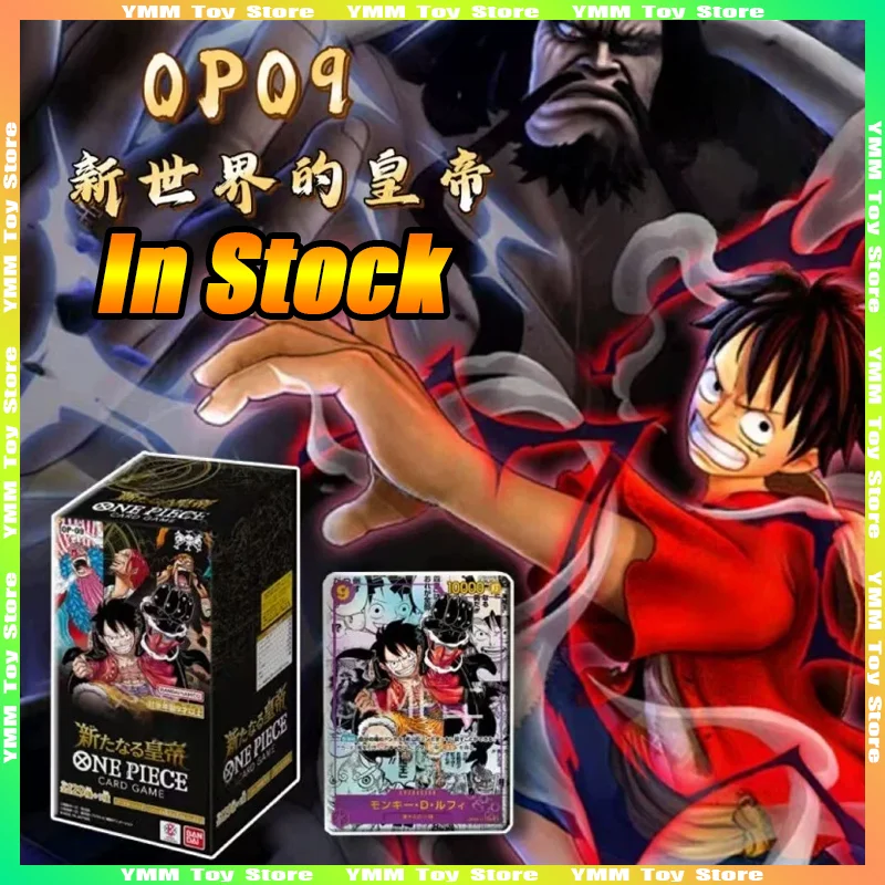 

Hot Original Bandai One Piece OP09 Booster Box Anime The End Of The New World Japanese Version TCG Card Collect Cards Toys Gift