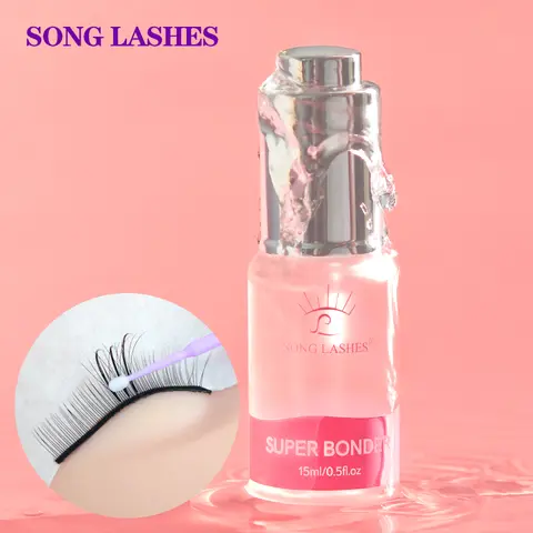 Song Lashes SUPER BONDER Prevent The Glue From Whitening Eyelash Extension Transparent Liquid Dropper Design More Sticky Leshes