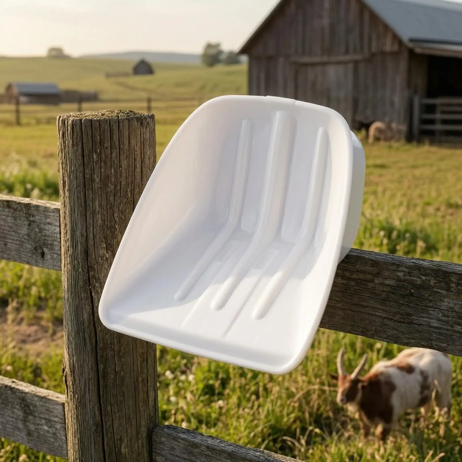 One-Piece Head | Reinforced Ribbed Design, Wide Front Opening, grain collection head Head, for Farm