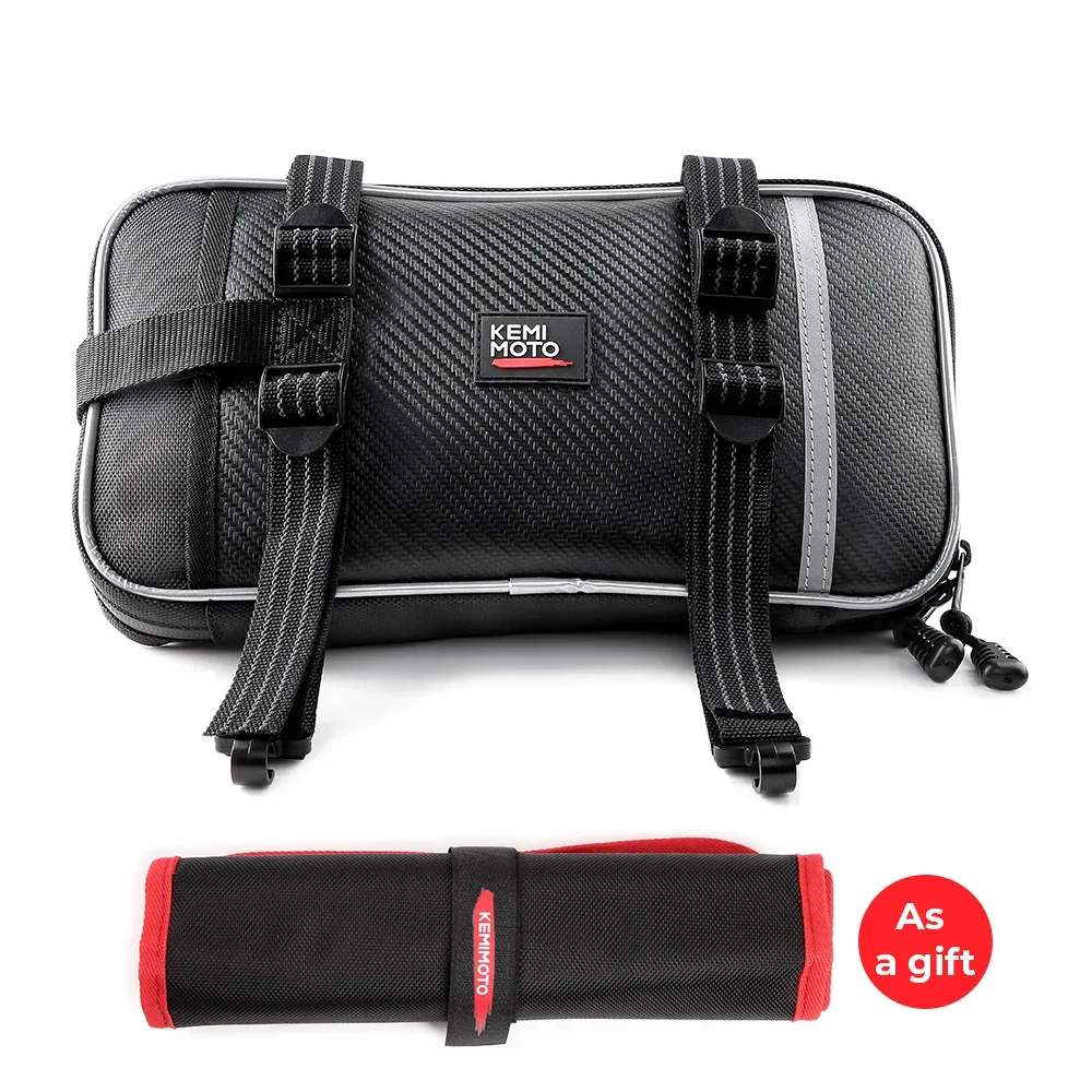 Motorrad Dirt Bike Vorderradkotflügel-Tasche PVC Wasserdicht und Langlebig Motorrad Enduro Werkzeugrolltasche Motocross Offroad Bike Taschen