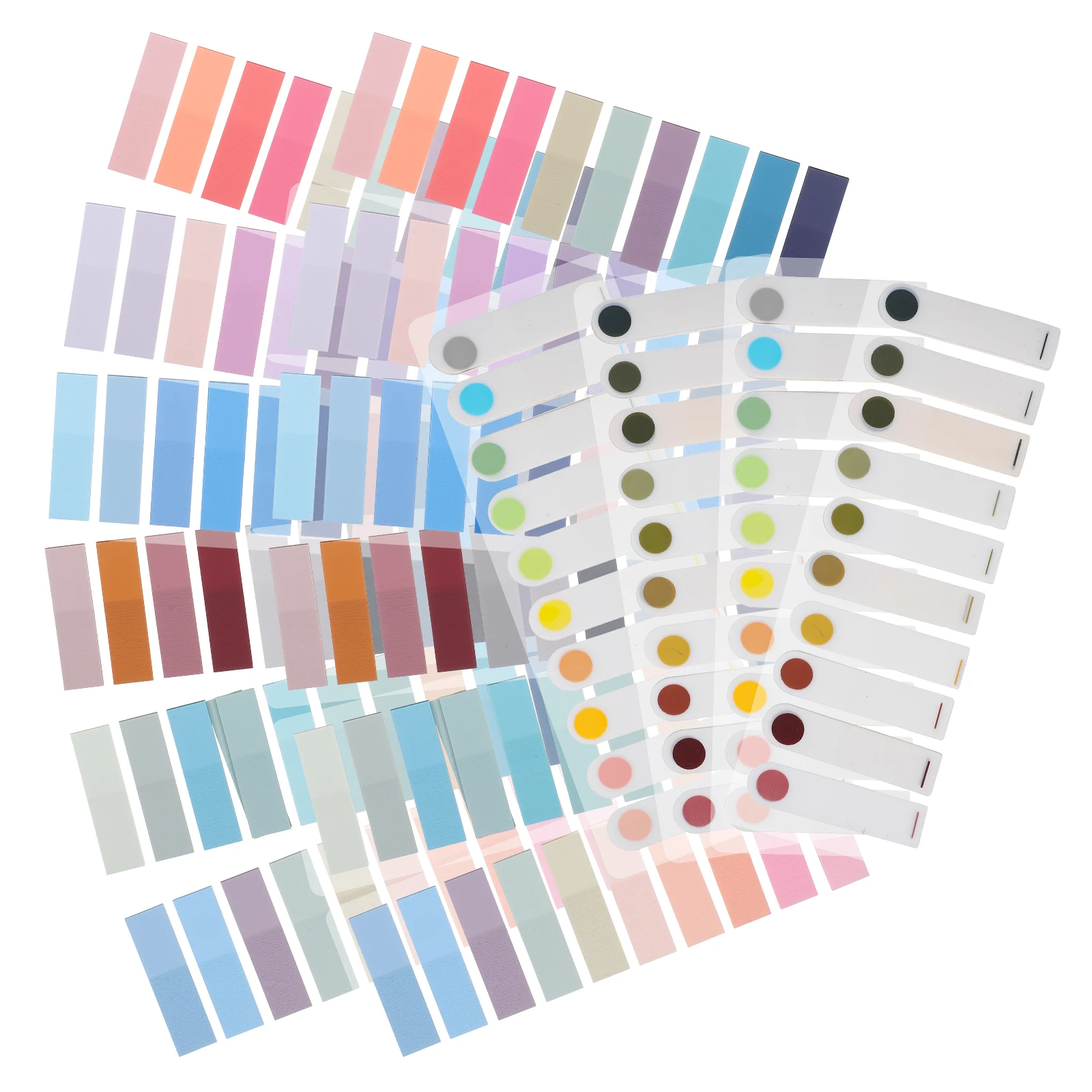 

1 комплект, самоклеящиеся индексные вкладки для заметок, профессиональные полоски для подсветки, маркеры для чтения, липкие бирки для страниц, портативный обучающий аксессуар