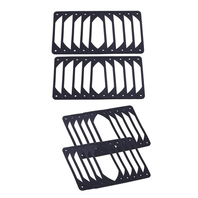 

(NEW) 20 Pcs Anti-Vibration Silicon Fan Gasket Noise Reducing Gasket Pad For PC Computer Case Fan 120Mm & 140Mm