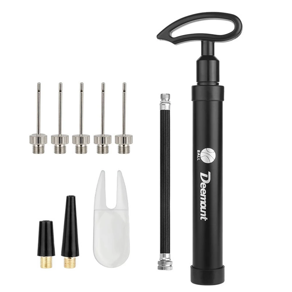 

Compact Manual Pump for Sports Balls Lightweight Aluminum Alloy Design for Effortless Inflation of Basketballs and Footballs