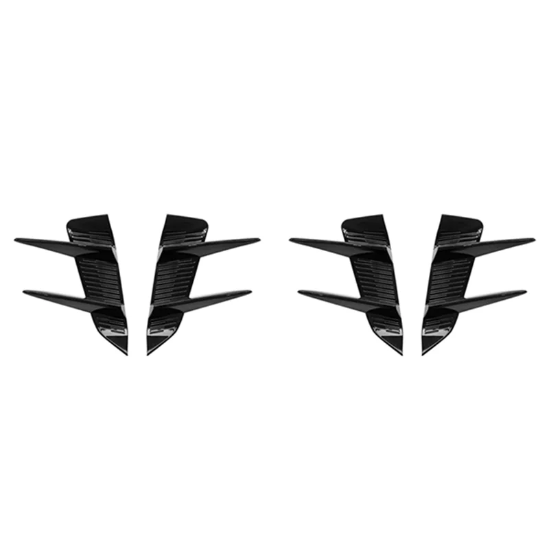 

ABHY-Car Front Bumper Spoiler Side Air Vent Trim Cover Trim For MG 4 MG4 EV Mulan 2023 Accessories