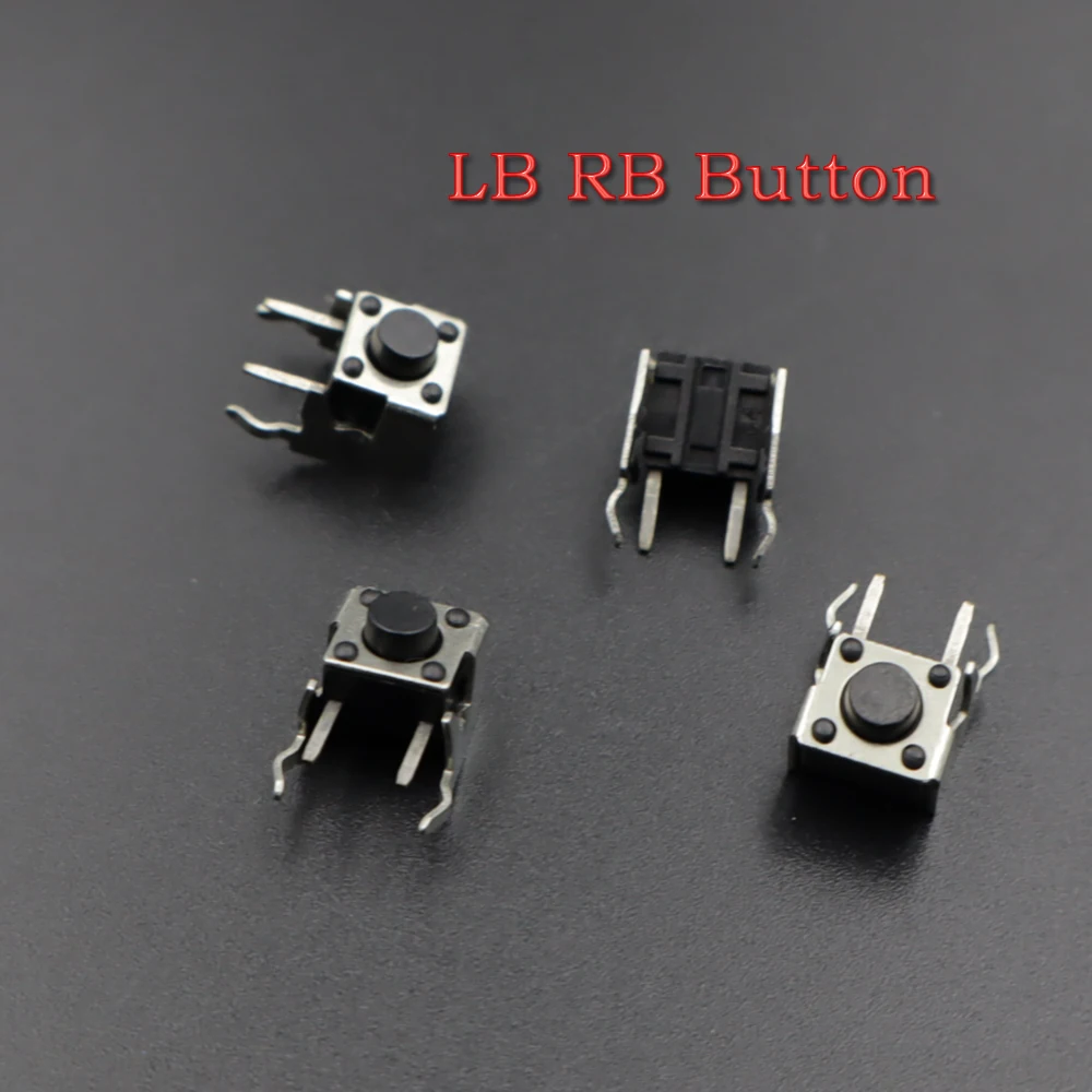 For Xbox 360 Controller Repair Kit LB RB Bumper Shoulder Button+3D Analog Thumbstick Cap+LB RB Tactile Micro Switch Replacement