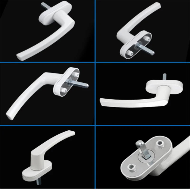 Vintage PVC-Steel Window Replacement Square Handle Aluminum Alloy Casement Window Outwards Handle