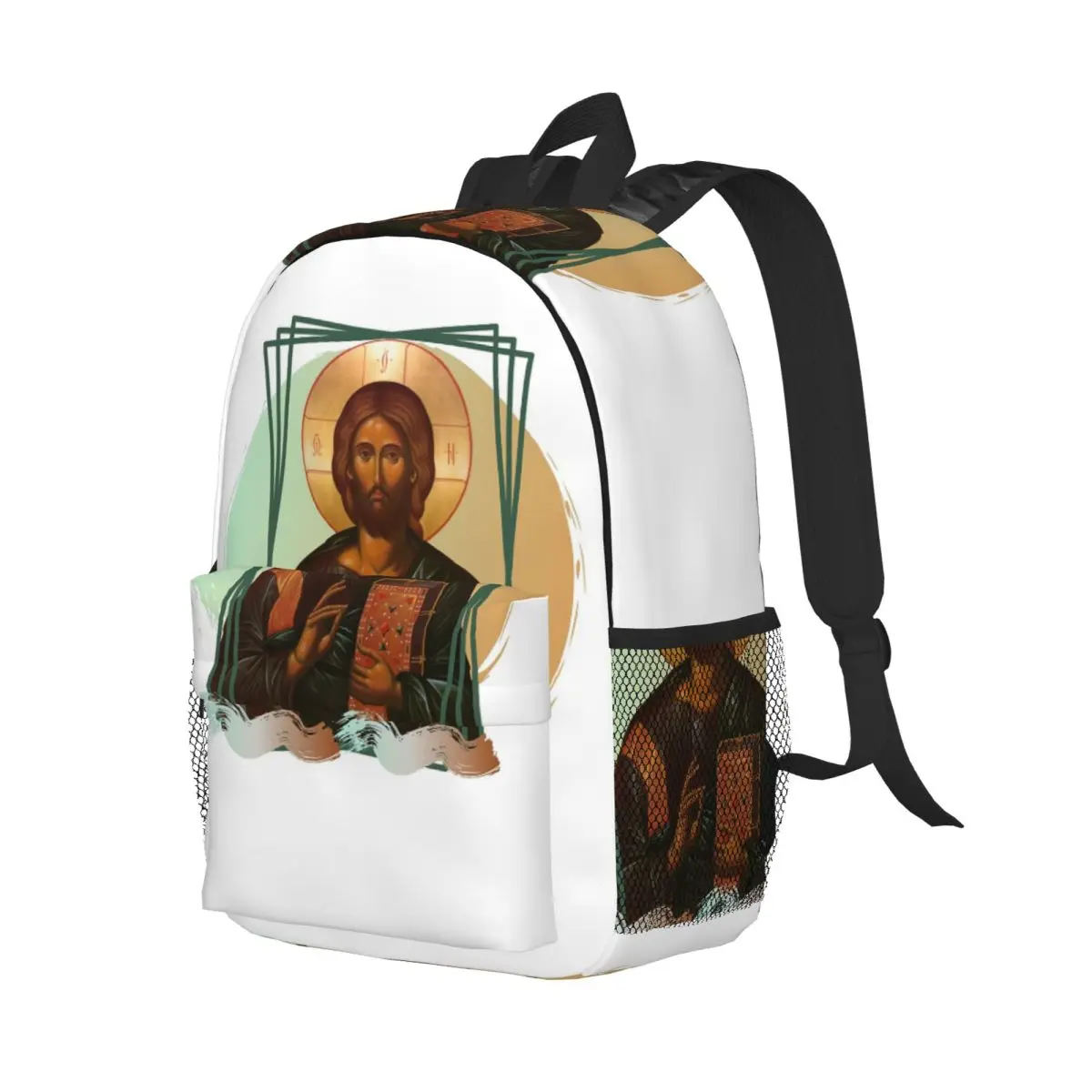 

Lord Jesus Christ Backpack Student Boys Girls BookBag Kids School Bag Laptop Shoulder Bags for Men Women