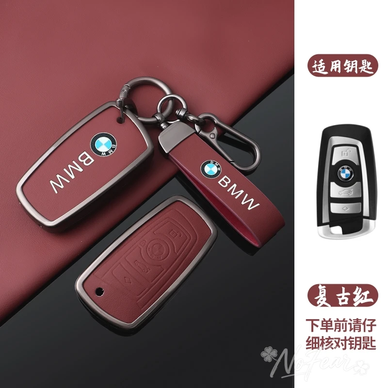 

Car Remote Key Case Cover Keychain Holder Shell For BMW 1 3 5 7 Series X1 X3 X4 X5 F10 F15 F16 F20 F30 F18 F25 M3M4 Car stickers