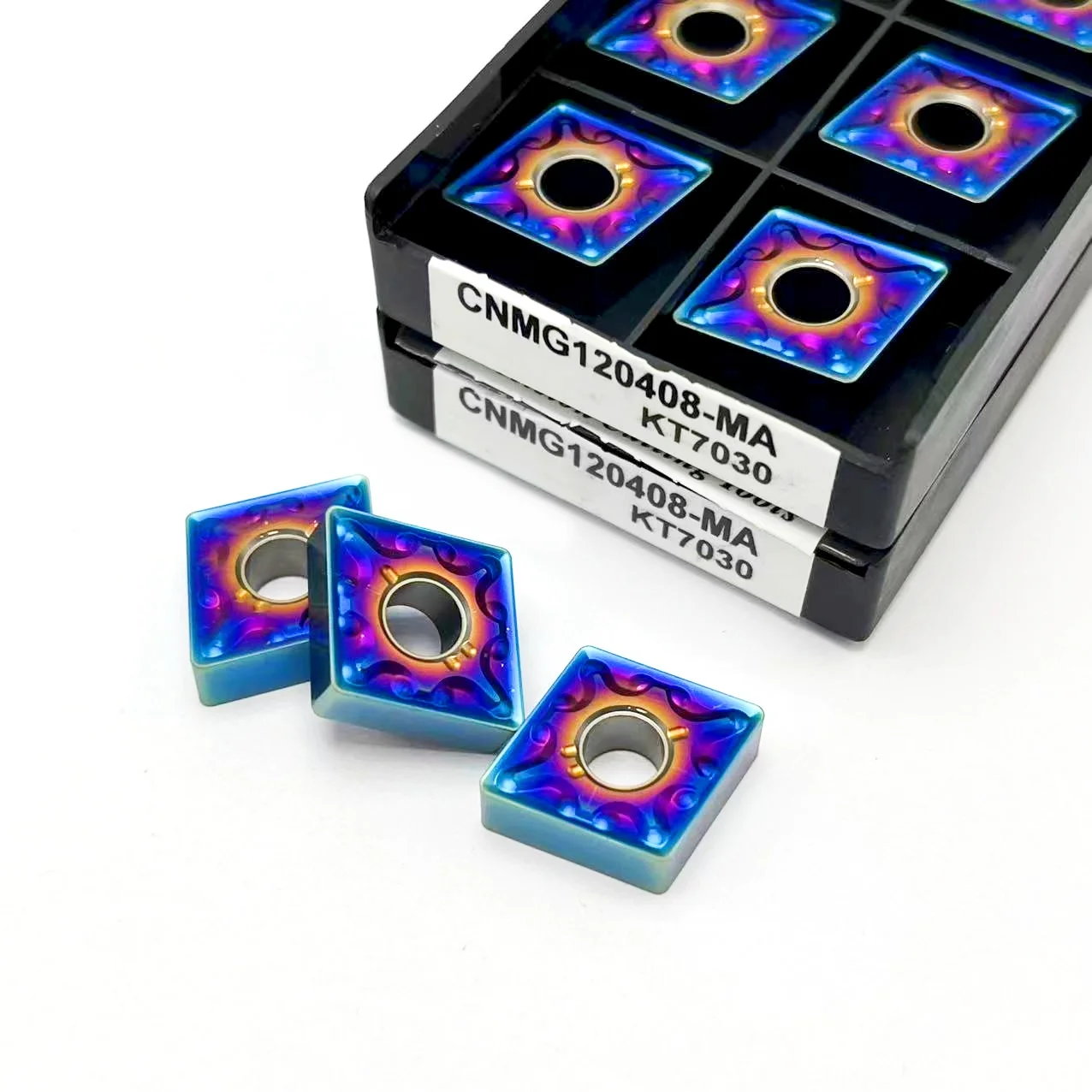 Alta qualità 10 pz CNMG120404 CNMG120408 MA KT7030 utensili per tornitura esterna inserti in metallo duro lama CNMG utensile per tornio CNC