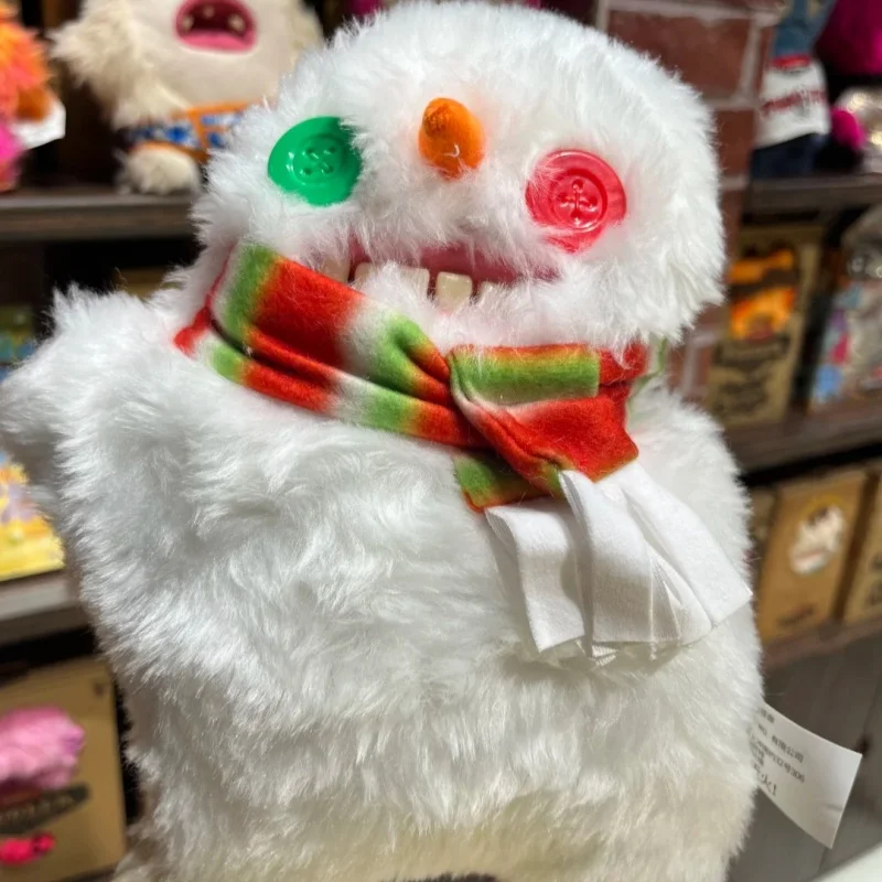 

New Original Fuggler Festive Funny Ugly Teeth Monsters Christmas Series Plush Toy Snowman Reindeer Anime Dolls Christmas Gift