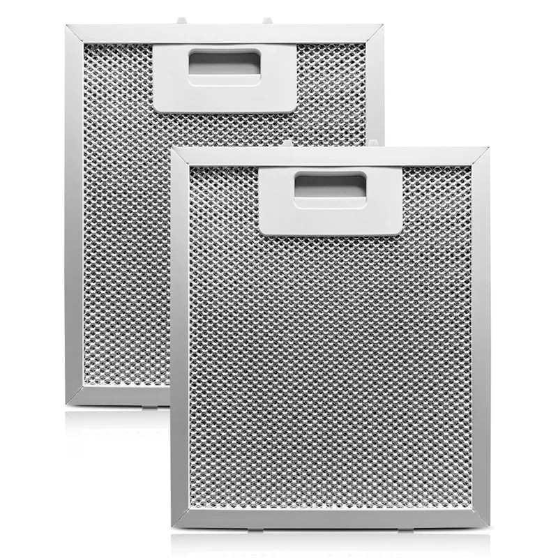 2Pcs W10915369 Range HoodจาระบีกรองW10727013 สําหรับWhirlpool,Jenn Air,Kitchen Aid,อลูมิเนียมตาข่ายจาระบีVent Filter-A77G
