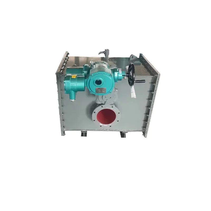 Supply manual fully enclosed flapper valves for electric and pressure gas pipelines