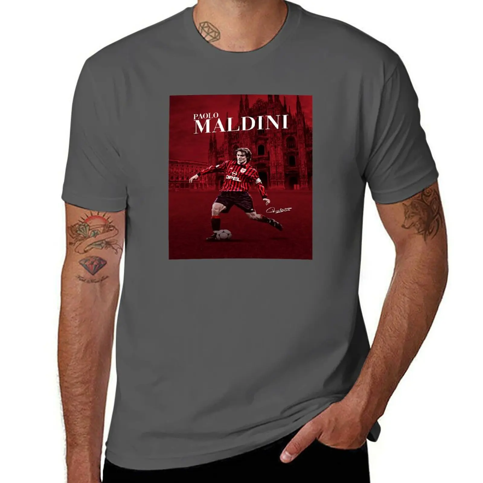 

Paolo Maldini T-Shirt man t shirt heavy cotton t shirts for man graphic vintage t shirts for man cotton T-Shirt
