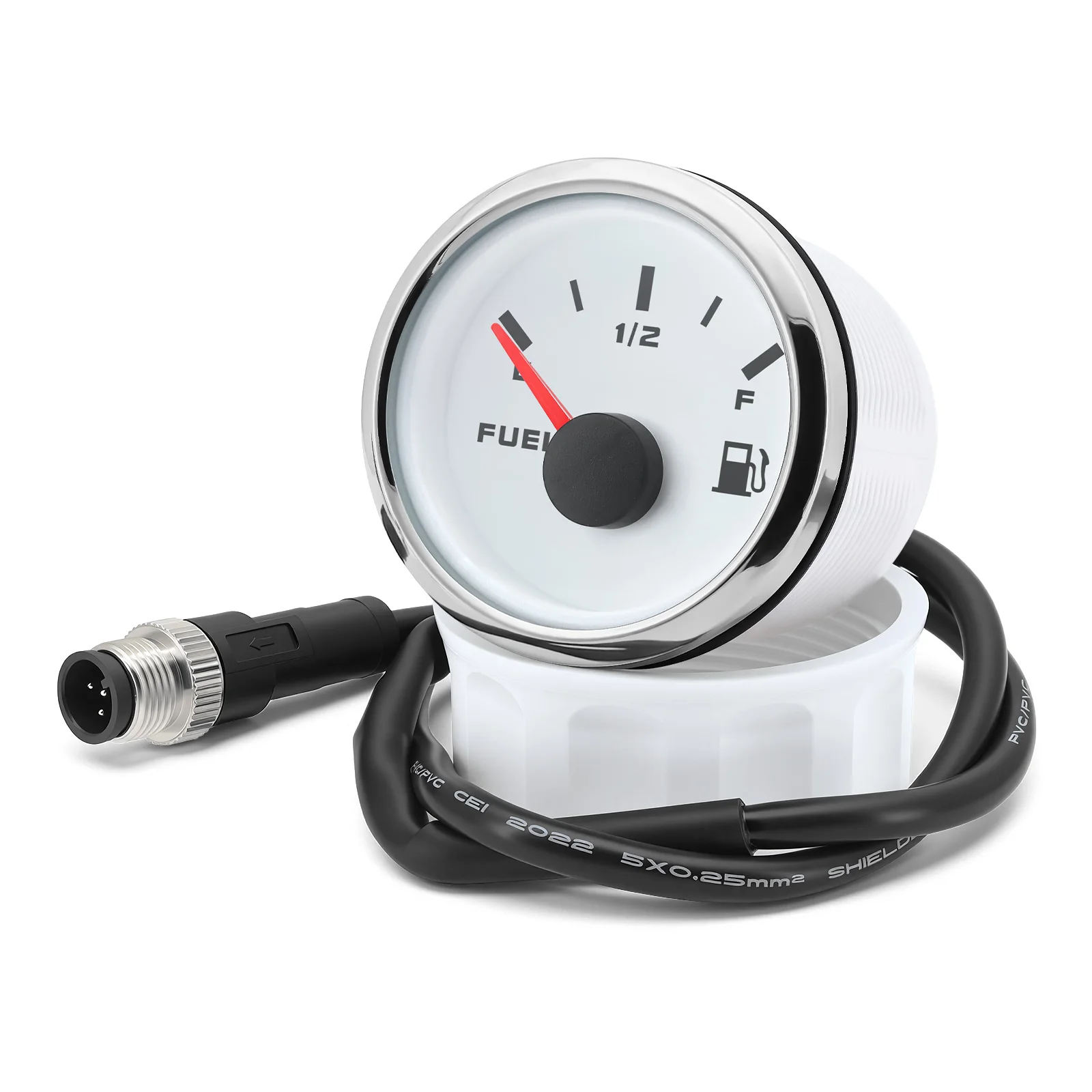 12V 24V NMEA 2000 2" 52mm Fuel Level Gauge PORT STBD Starboard NMEA2000 Car Boat Motorcycle Fuel Level Meter Gauge for Boat Yach