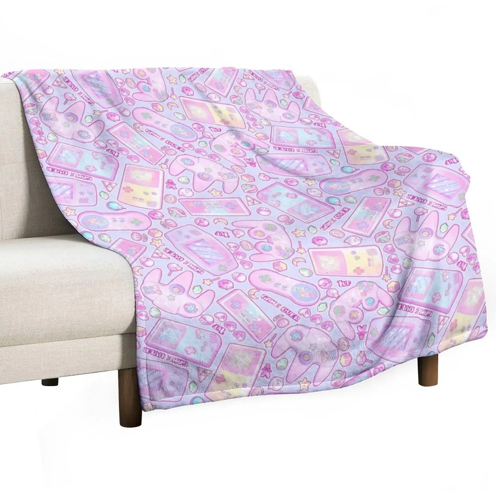 

Game Over! Throw Blanket Polar Decorative Sofa Beautifuls Blankets