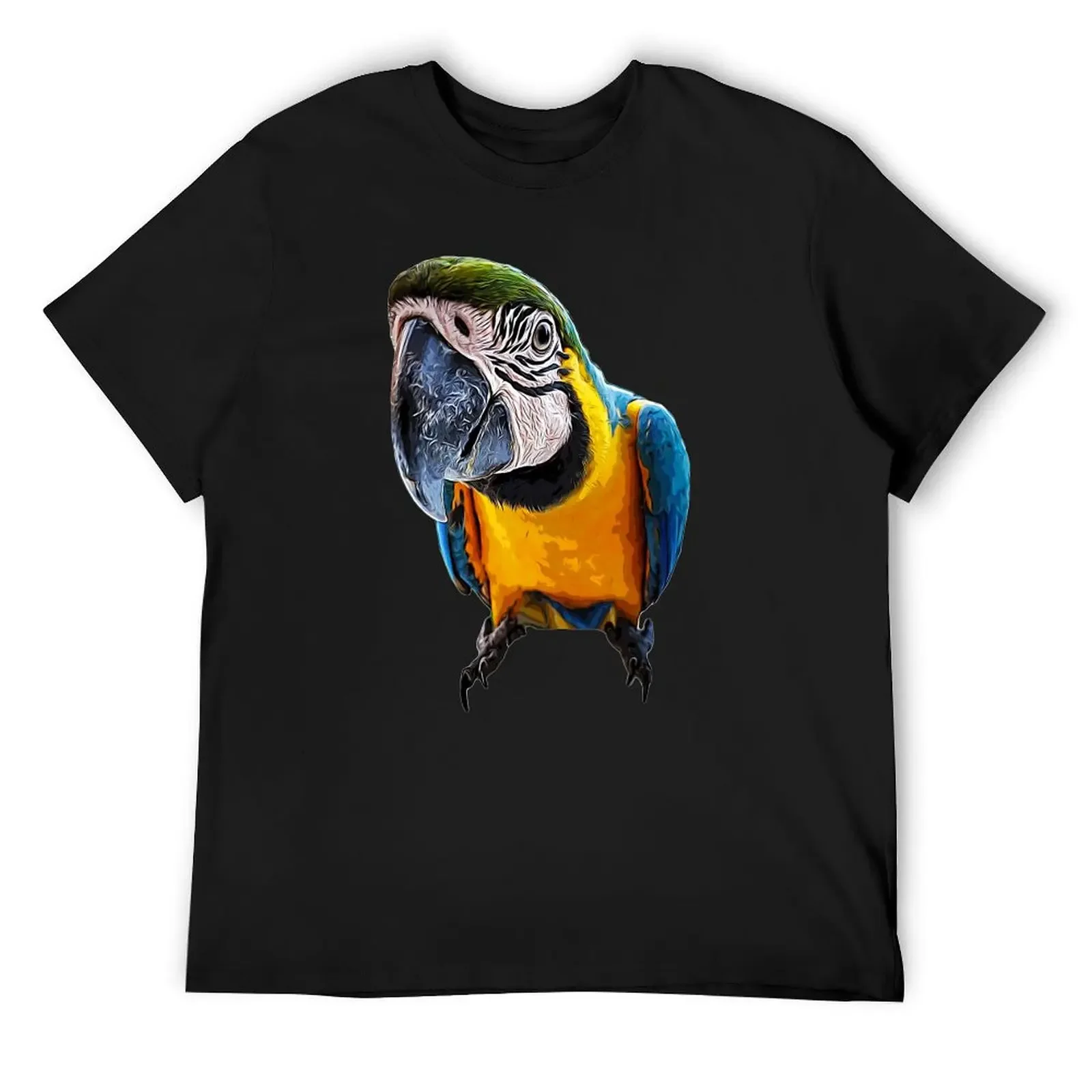 

Blue and Gold Macaw Parrot T-Shirt essential t shirt graphic tee shirt heavyweights mens graphic t-shirts pack