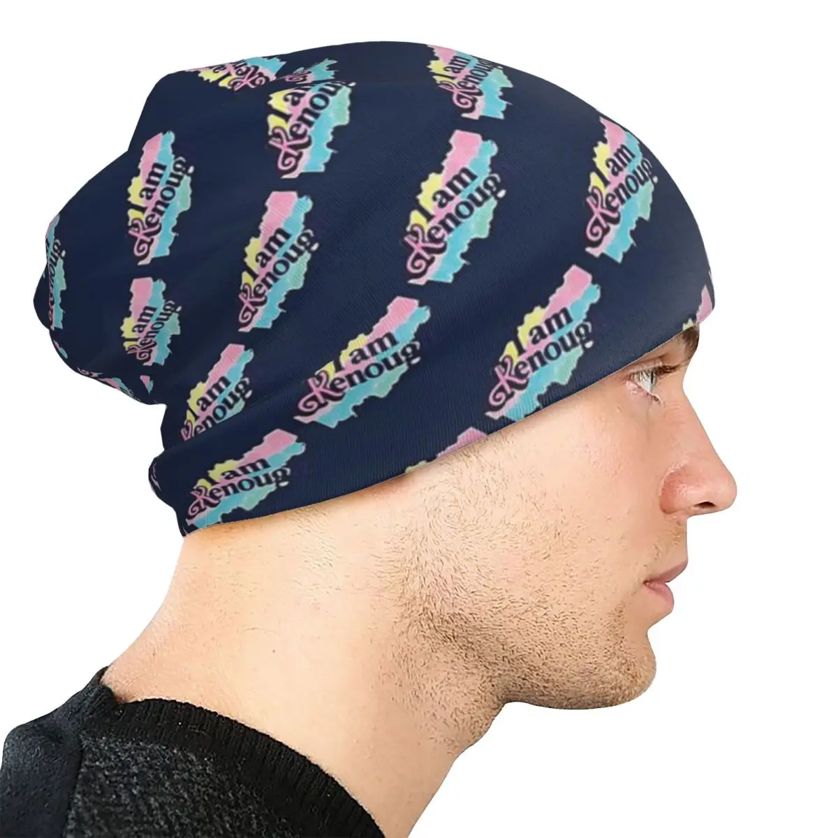 Kenergy-gorros de punto a la moda para hombre y mujer, gorros Skullies I Am Kenough6, gorros