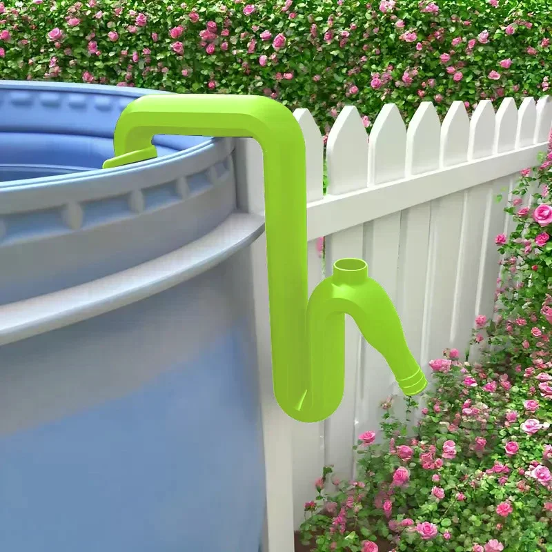 خرطوم سيفون ذاتي التحضير، أنبوب تجاوز بدون مثقاب، تصريف تلقائي جهد وملء نقل مياه الأمطار وحل أنبوب الفائض