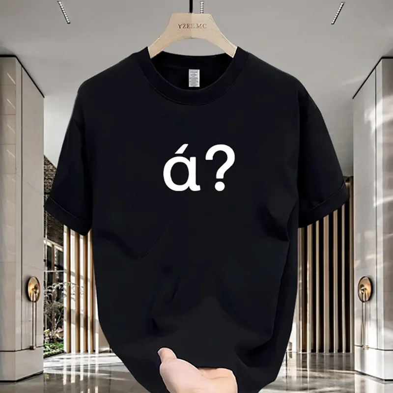 

Summer T-shirt Man Creative Printing Design Feels Round Collar Fashion Popular Logo Leisure Joker Half-length Sleeves