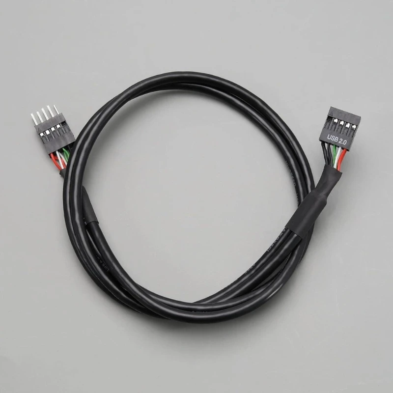 F3MA Computador Mainboard Usb2.0 9Pin extensão 9Pins Conexão macho para fêmea