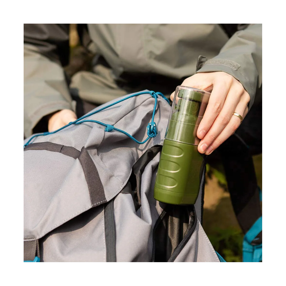

Portable Outdoor Water Filter Safety Emergency Water Purifier Emergency Survival Tools Mini Water Filter for Camping-ABWY
