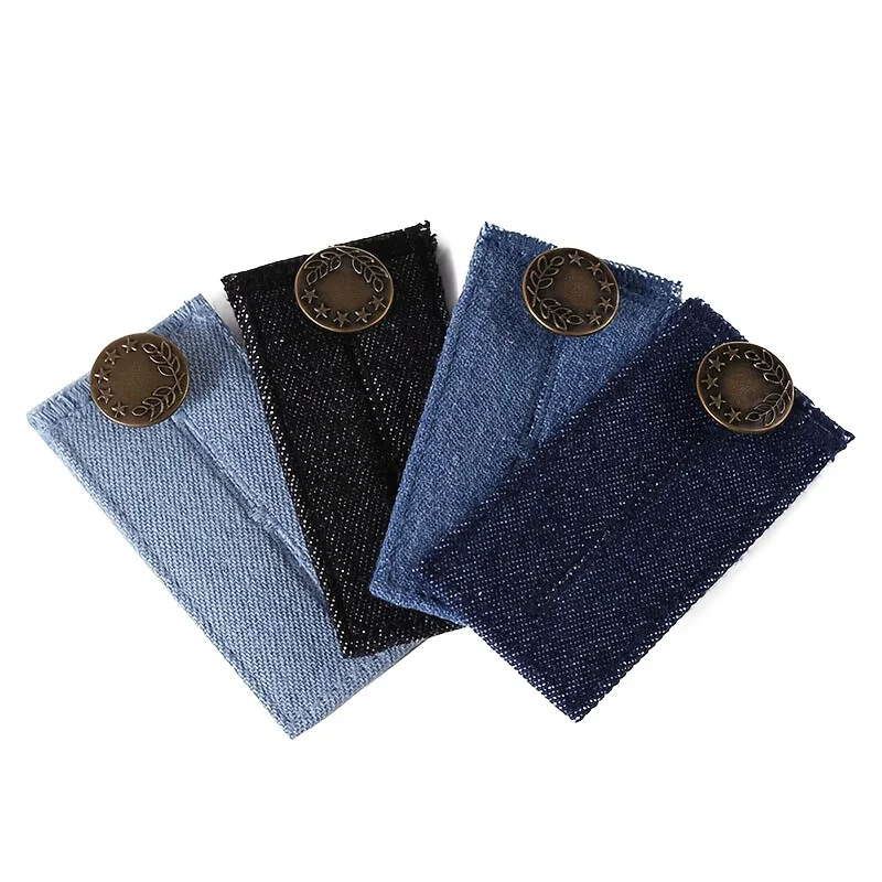 4 Extension Buttons for Pant Long Buckle Hook Stretch Adjustment Waist Buckle Extension Quilting Supplies