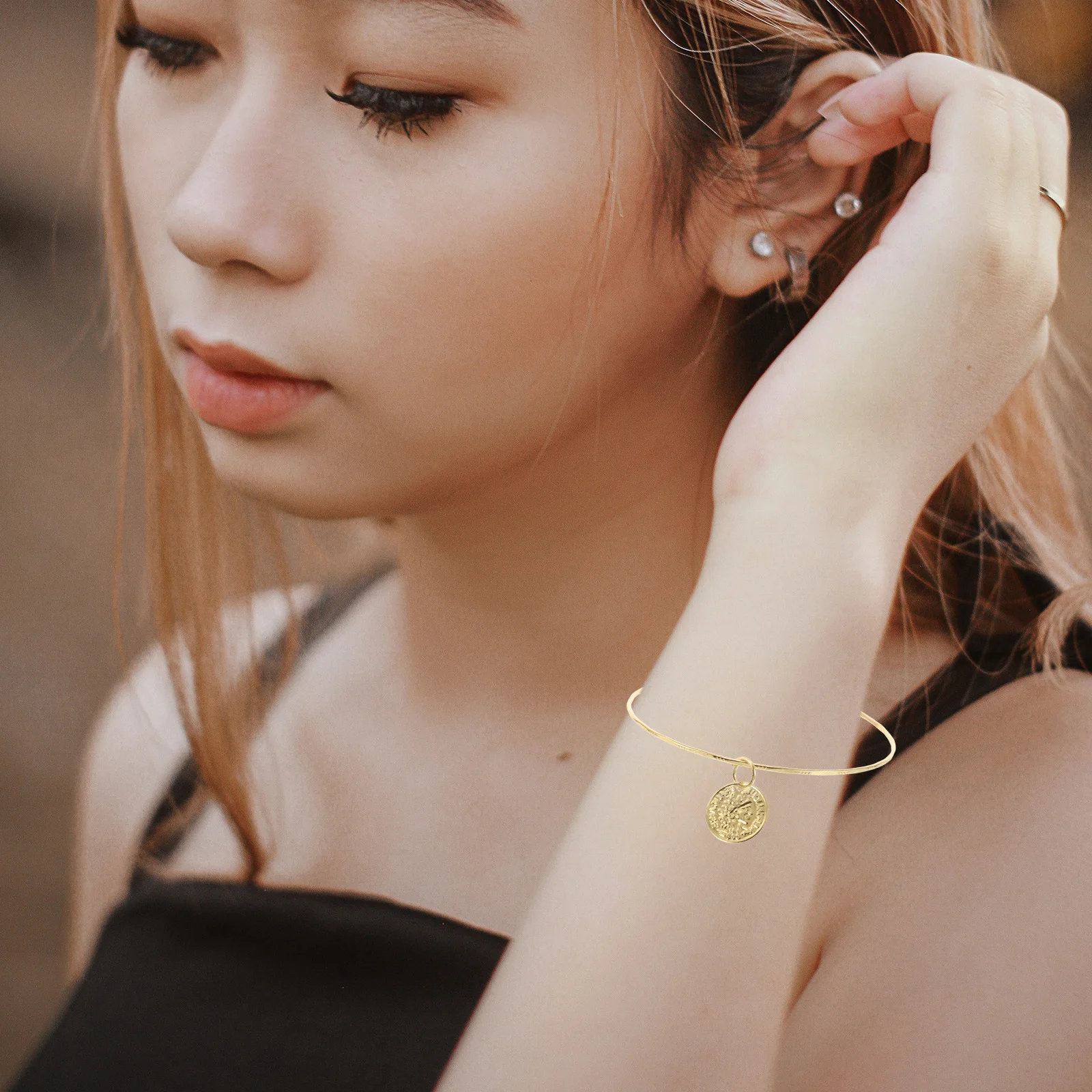 20Pcs Stylish Belly Dance Wrist Accessories Handcrafted Performance Costume Jewelry Ethnic Bangle Set for Stage Festival Daily