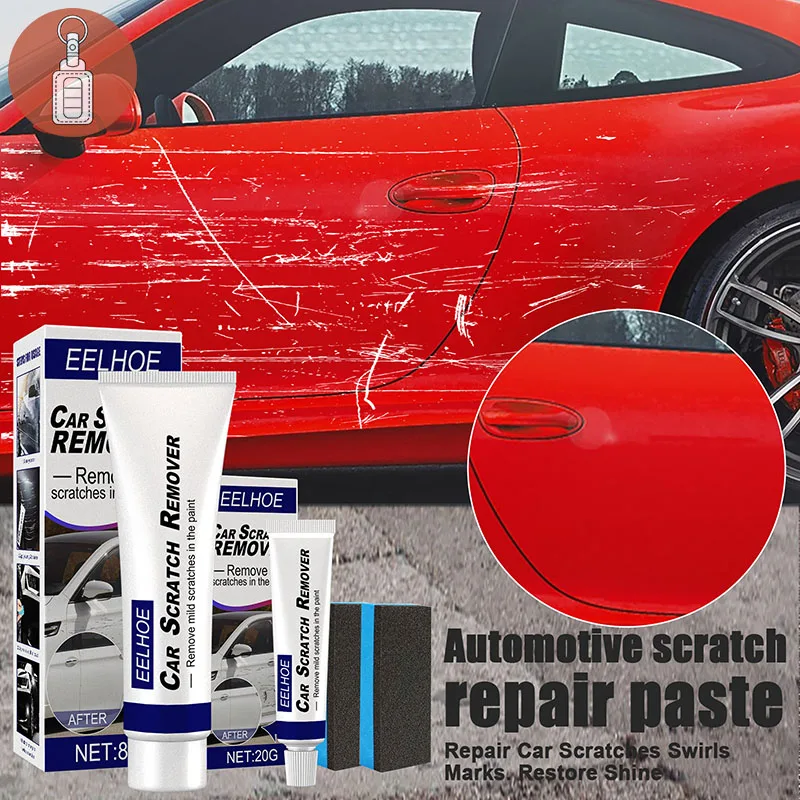 Scratch Repair Solution: Easy-use Car Wax Polish for Paint Surface Scratch Restoration - Powerful Auto Scratch Remover