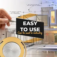 Mini Adjustable Circle Drawing Ruler Tool, Professional Measuring Gauging Tool for Woodworking Circular Compass