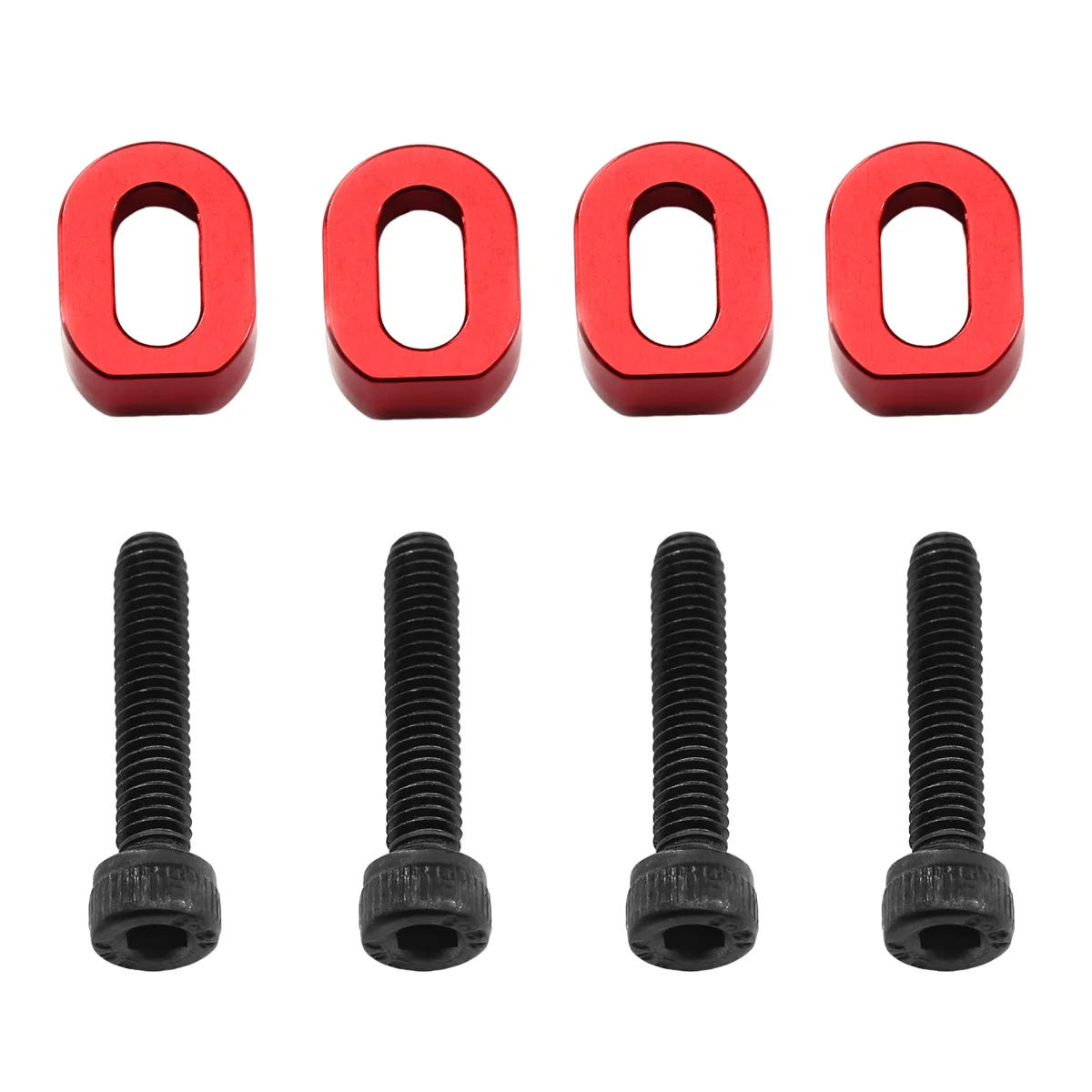 Aluminum Alloy Fixing Motor Base Reinforcement with Screws Kit for Traxxas 1/5 X-Maxx 6S Monster Truck Accessories Red