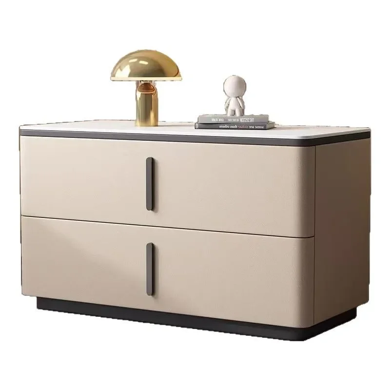 

Solid wood bedside table, simple large size modern bedside table