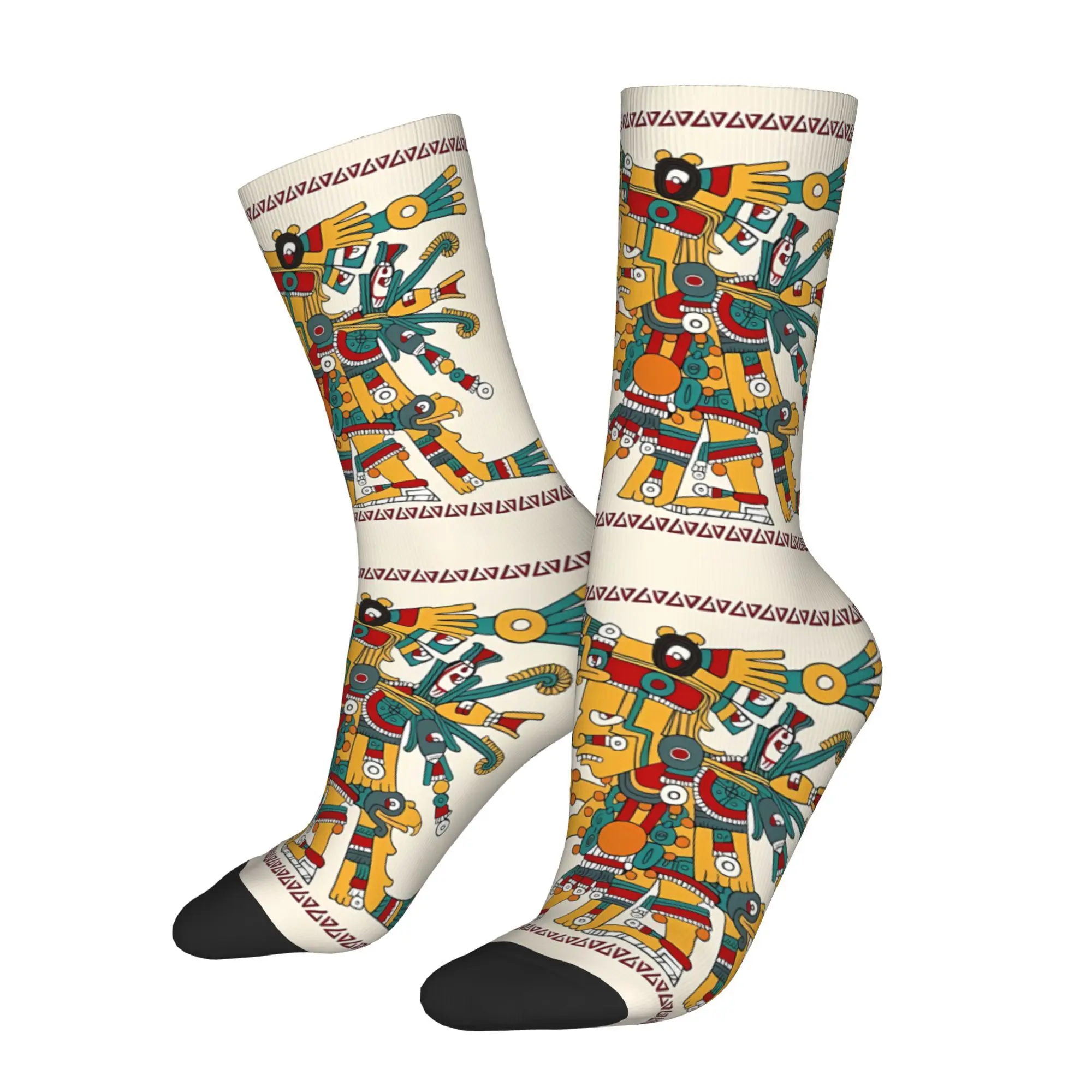 

Носки с египетской мифологией, мужские и женские осенние чулки из полиэстера