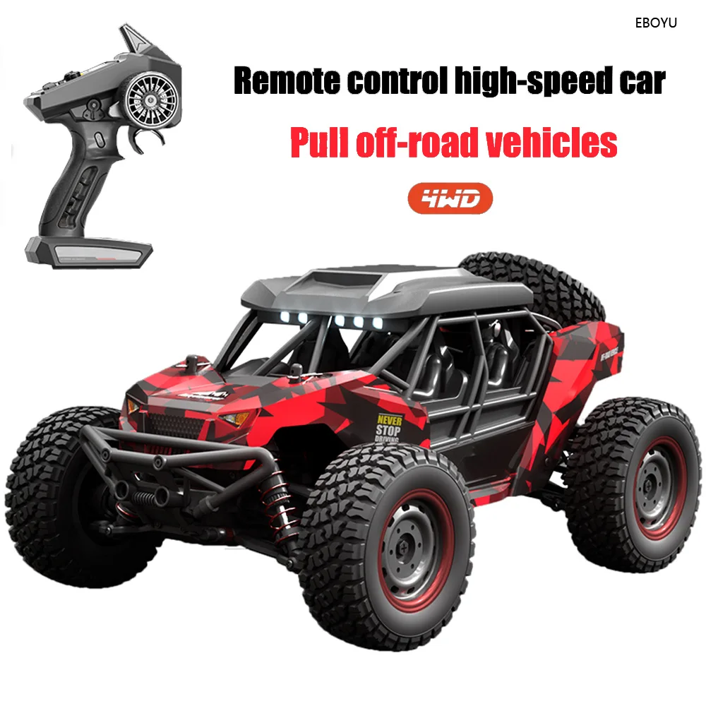 

JJRC Q141 RC Car 2.4G 4WD 38km/h+ 1:14 High Speed Car Desert Pull Off-road Truck Vehicles Gift Toys RTR for Children Kids