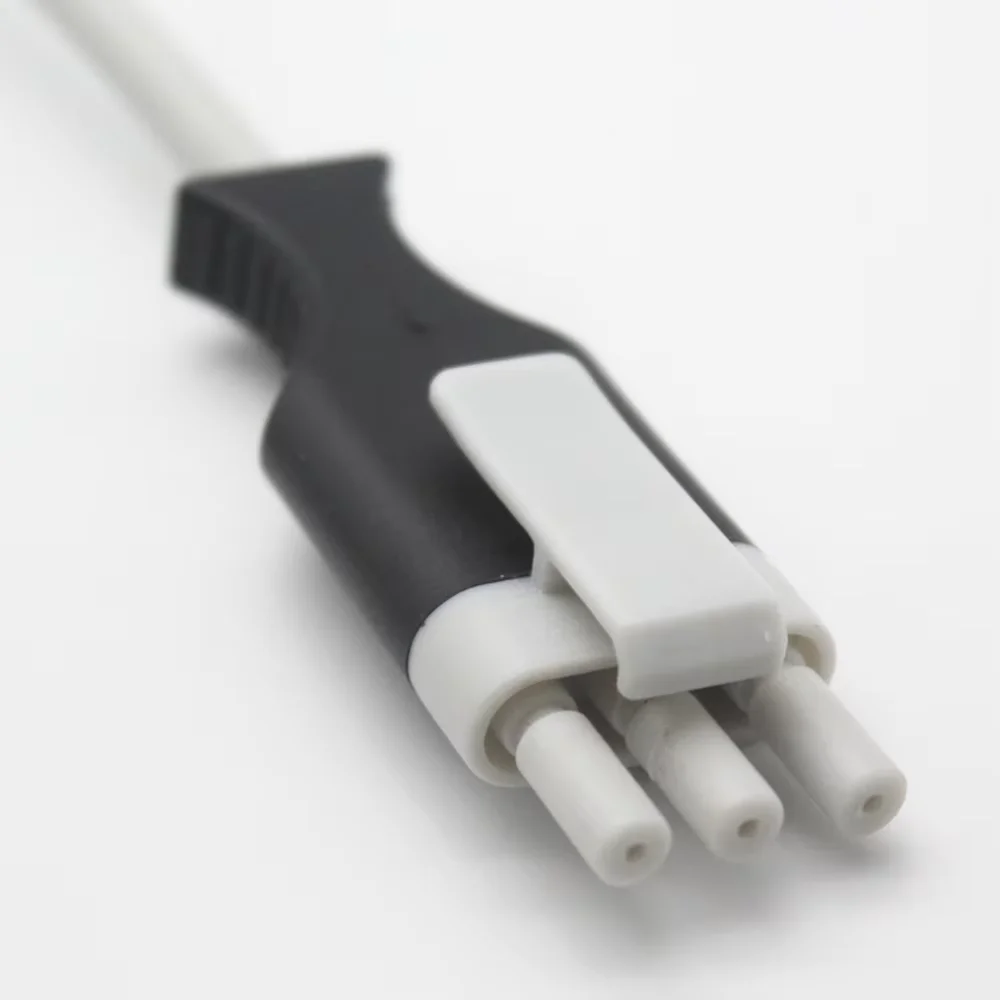 Compatible with XD100 XD30 Defibrillators ECG/EKG Patient Cables and Leads 3-pin 3-lead