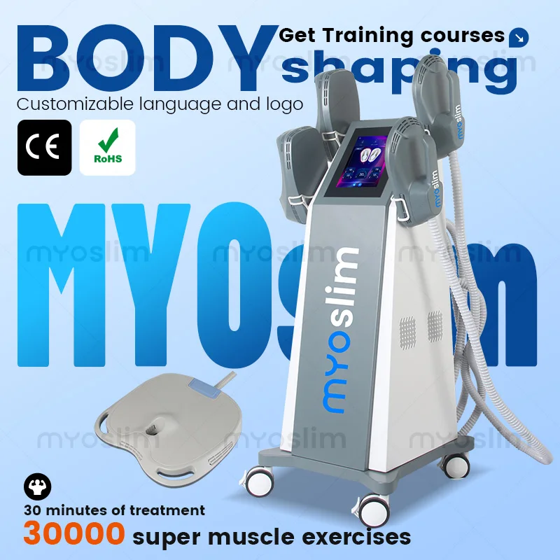 

Professional myoslim RF 6500W Hi-EMT Body Sculpting Machine Fat Burning EMS Slimming Beauty Equipment