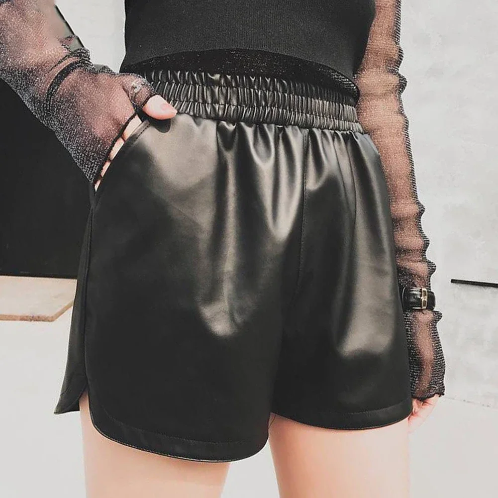Brand New Autumn Club Daily Wide Leg Pants Shorts 1pcs High Waisted M-3XL Regular Slight Strech Solid Color Female