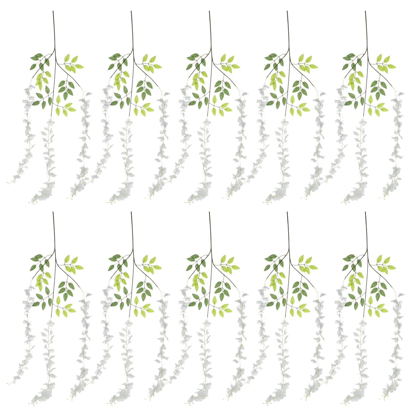 

24Pcs Simulation Wisteria Garland Lightweight Exquisite Workmanship Bright Colors for Weddings Parties Home Decor
