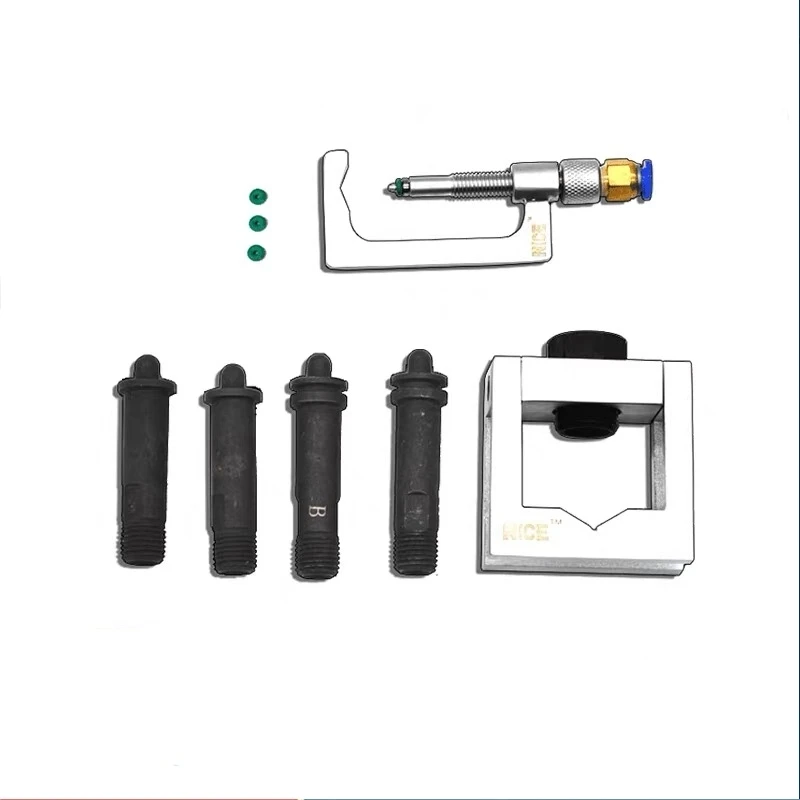 Universal Diesel Common Rail Injector Clamp Fuel Nozzle Oil Inlet Connector Adaptor Repair Tool for Bosch Denso