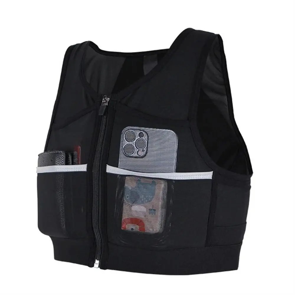 

Reflective Running Jacket Men Women Large Capacity Running Chest Pack Running Backpack Running Storage Bag Marathon Vest Bags