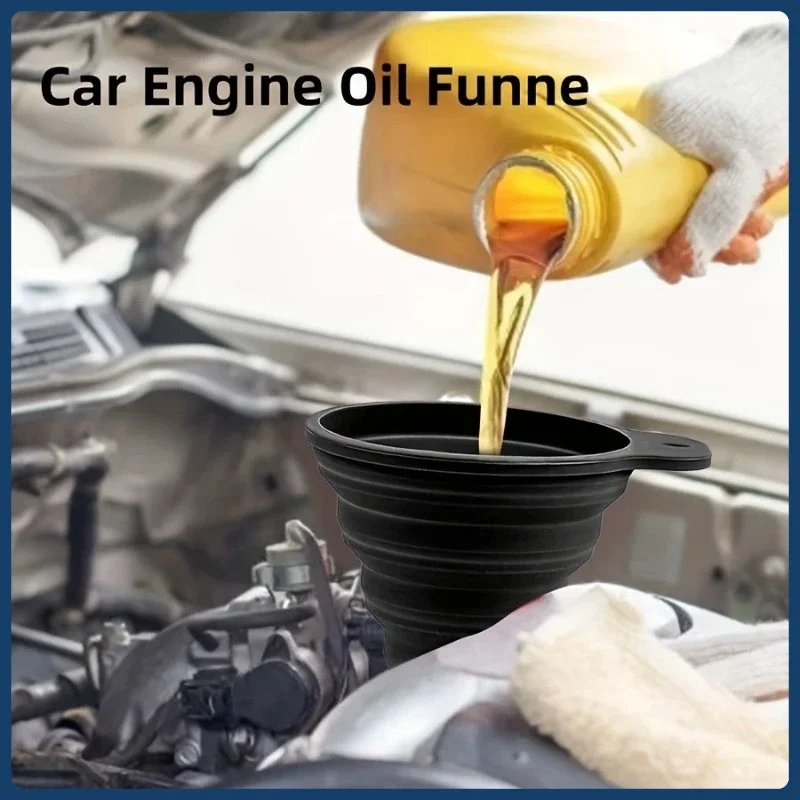 

Lejek ngine, автомобильная универсальная силиконовая воронка для жидкости, воронка для замены омывающей жидкости, складная портативная воронка для замены моторного масла, бензина