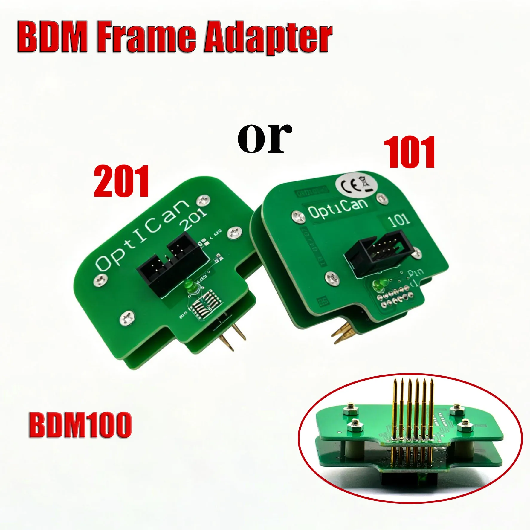 

BDM Frame Adapter BDM100 EDC16 OBD No.101 Optican No.201 for Siemens Probe/BDM100 EDC16 Car Diag Tools for Bosch BDM-100 BDM ECU
