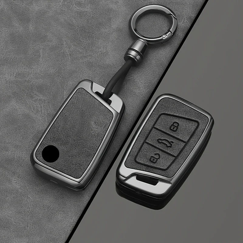 Für VW Passat Jetta Skoda Superb A7 Kodiaq 2019 Autoteile Zinklegierung Autoschlüssel-Abdeckung Hülle Halter – Detail 3