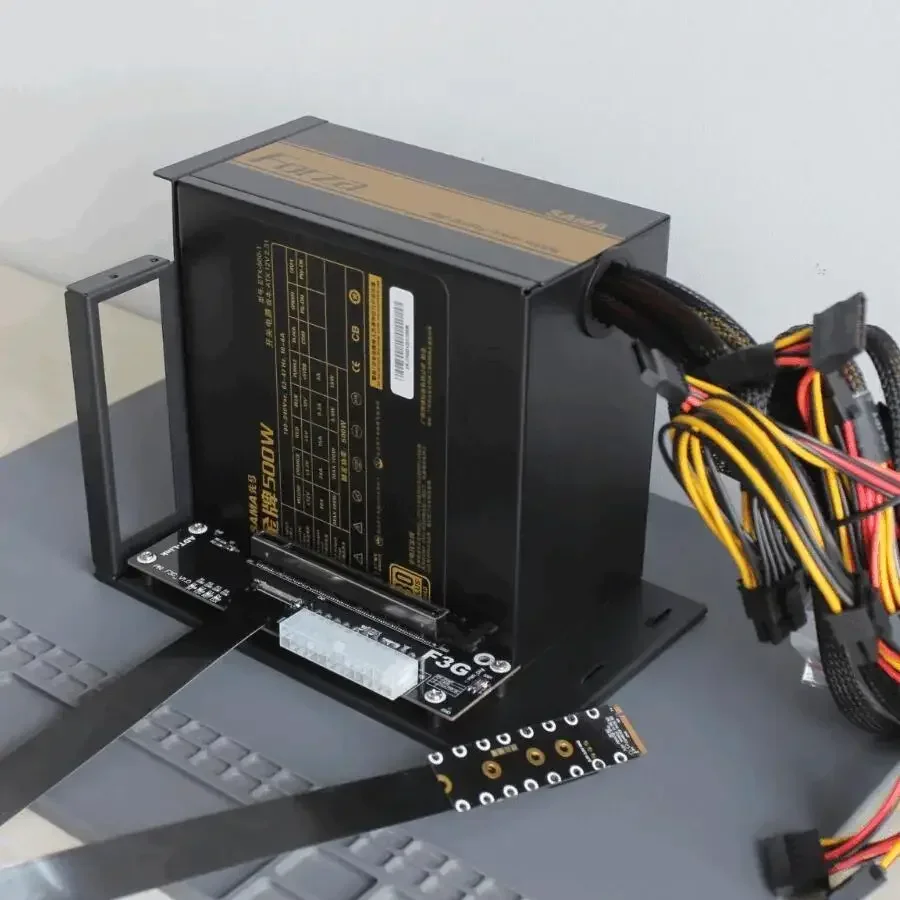 Imagem -05 - Adt-link Egpu M.2 Nvme Gpu Dock Pcie 5.0 x4 pc Notebook de Alta Velocidade Laptop para Placa Gráfica de Vídeo Externa Chave M.2 m para Pci-e X16