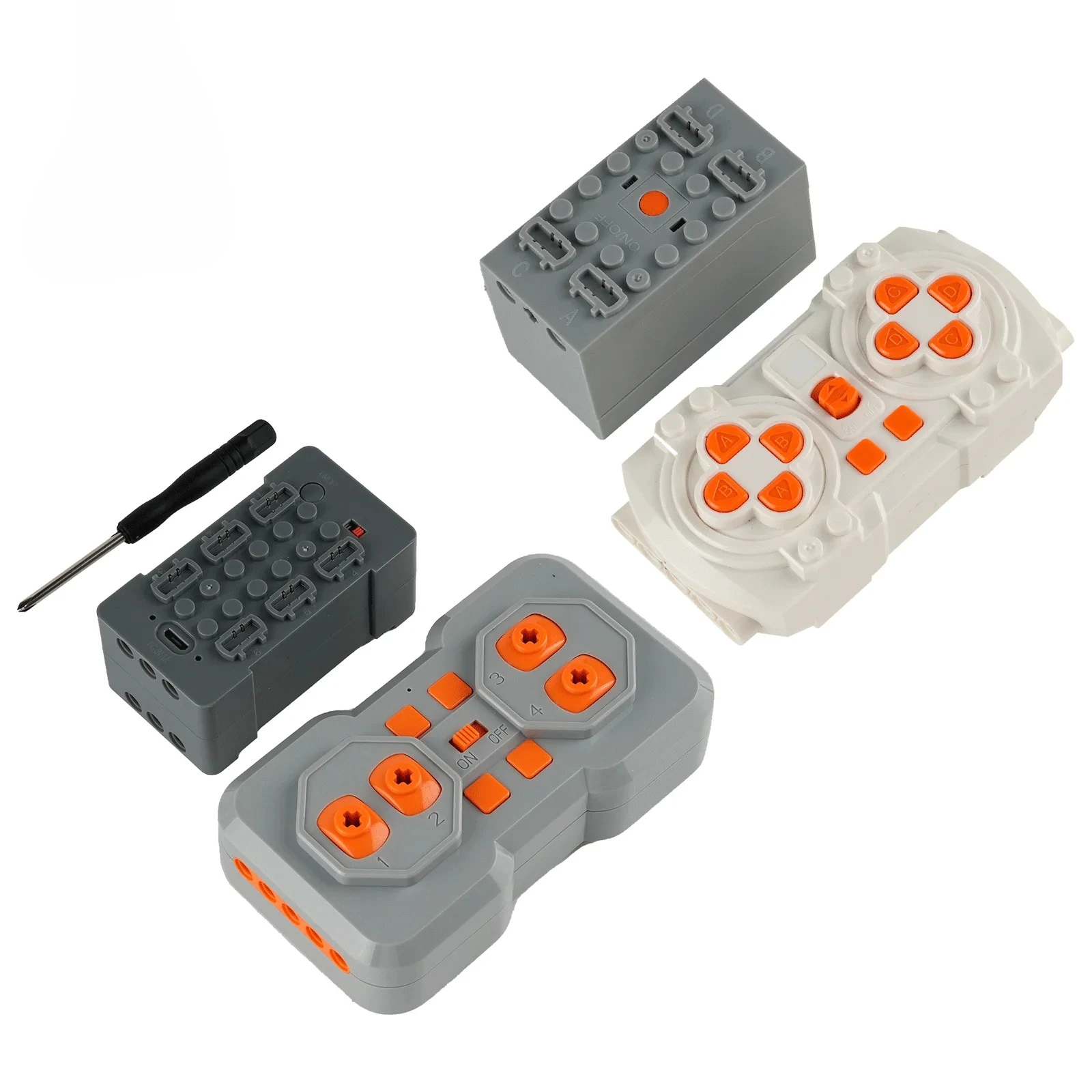 

Комплект питания для программирования с дистанционным управлением через приложение для набора образовательных кирпичей STEM (опции батарей AA/литий-ионного аккумулятора)