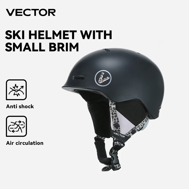 VECTOR Ski Helmet Safety Integrally-Molded Snowboard Helmet Motorcycle RemovableSkiing Snow Husband Men Women Child Kids