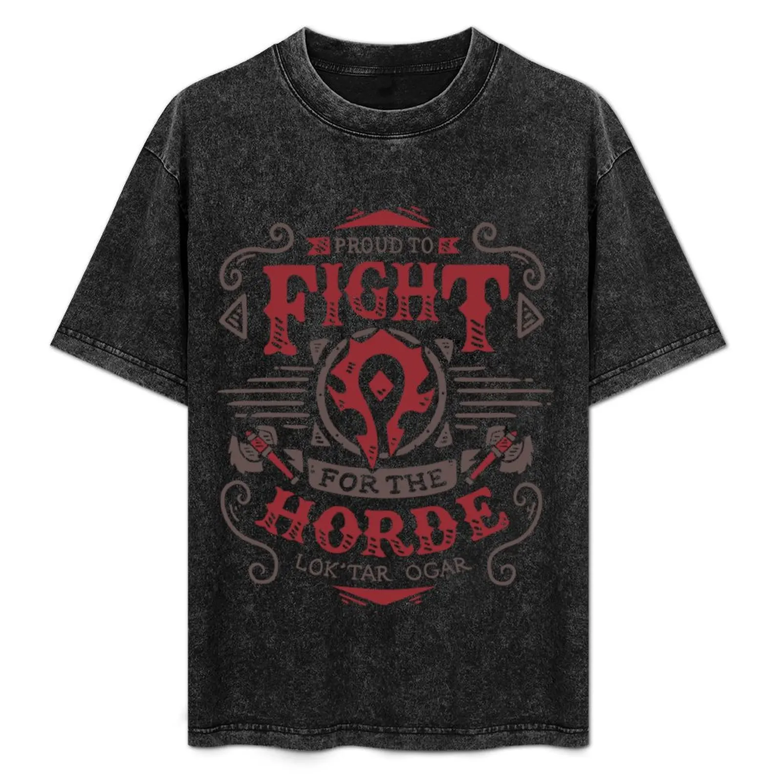 

Fight for the Horde T-Shirt t shirt man plain t shirts for cotton funny shirt luxury shirt graphic T-Shirt