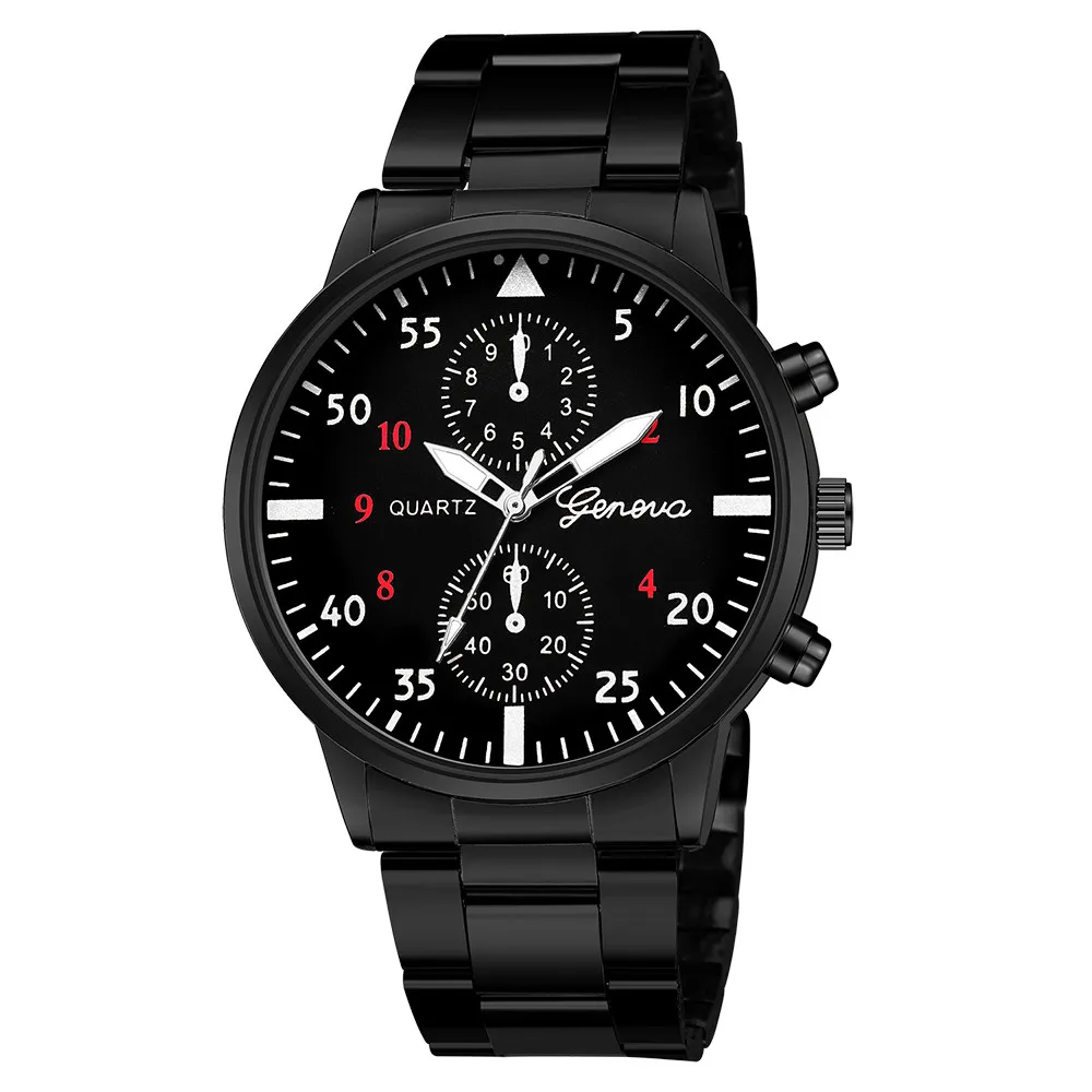 남성용 럭셔리 시계 패션 스테인레스 스틸 시계, 쿼츠 아날로그 손목 시계, 컴팩트 클래식 시계, Saat Erkek Kol Saati