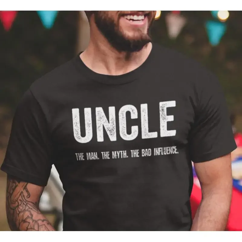 T-shirt drôle de l'oncle The Bad Influence Sarcastic Family