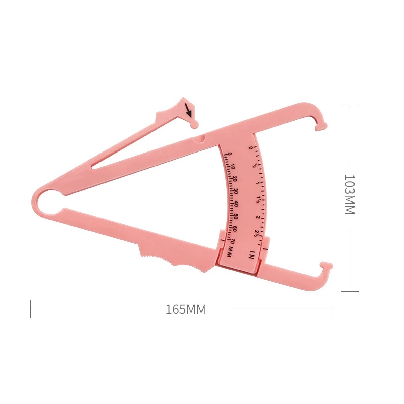 Body Fat Monitor Sebum Meter Folder Personal Body Fat Caliper Skin Analyzer Measure Charts Fitness Slim Keep Health Tester