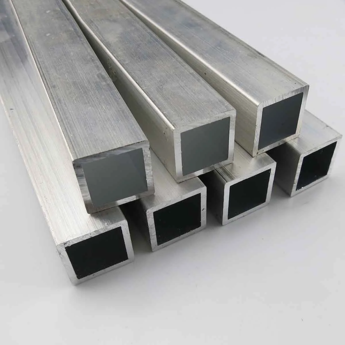 1Pc 10x10 20x20 6063 Aluminum Alloy Rectangular Square Tube Pipe Length 100mm 150mm 200mm 400mm 1000mm